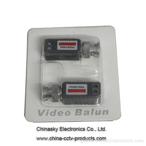 Passive CCTV Video Baluns 1Channel Straight Mini UTP Passive CCTV Video Balun Manufactory